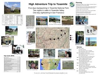 High Adventure Trip to Yosemite
