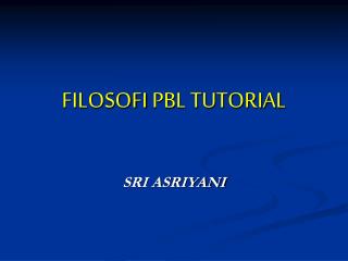 FILOSOFI PBL TUTORIAL