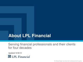 About LPL Financial