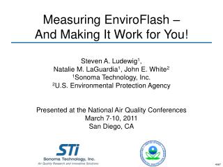 Measuring EnviroFlash – And Making It Work for You!