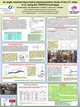 An angle resolved dissociative photoionization study of the c 4  state