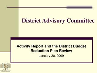 District Advisory Committee