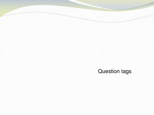 Question tags