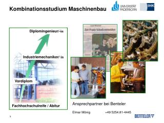 Kombinationsstudium Maschinenbau