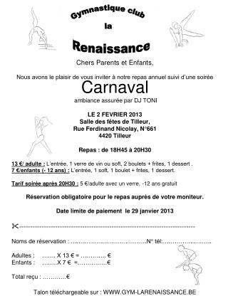 Chers Parents et Enfants,