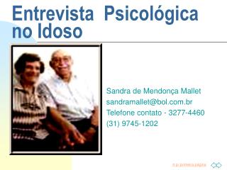 Entrevista Psicológica no Idoso