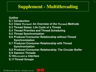 Supplement - Multithreading