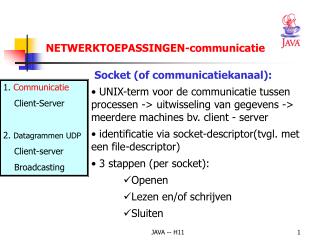 Socket (of communicatiekanaal):