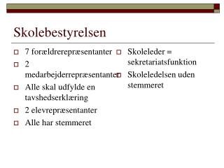 Skolebestyrelsen