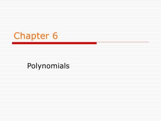 Chapter 6