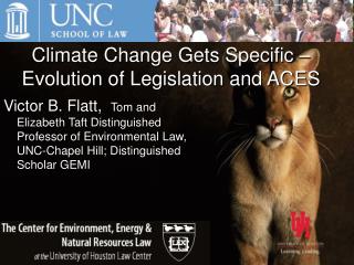 Climate Change Gets Specific – Evolution of Legislation and ACES