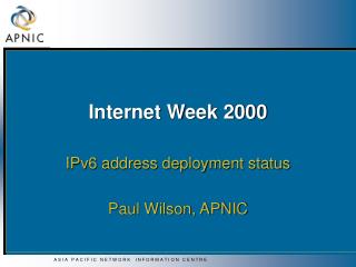 Internet Week 2000