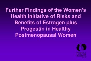 WHI Estrogen+Progestin Trial