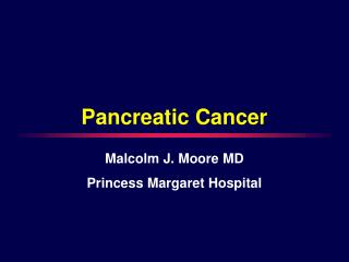 Pancreatic Cancer