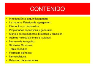 CONTENIDO