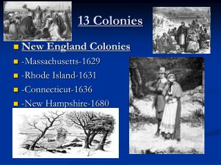 13 Colonies