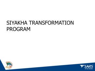 SIYAKHA TRANSFORMATION PROGRAM