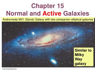 Chapter 15 Normal and Active Galaxies