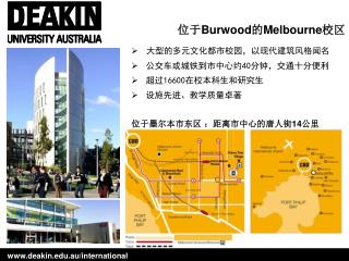 位于 Burwood 的 Melbourne 校区