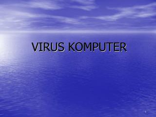 VIRUS KOMPUTER