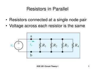 Resistors in Parallel