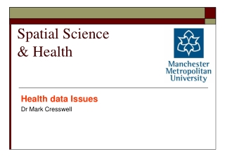 Spatial Science & Health