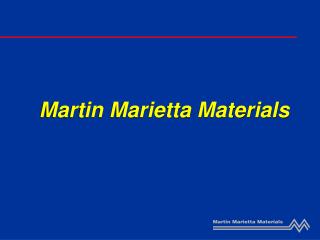 Martin Marietta Materials