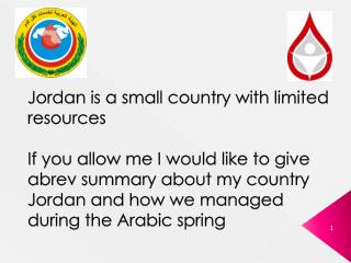 Blood Transfusion Services in Jordan 2011