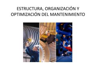 ESTRUCTURA, ORGANIZACIÓN Y OPTIMIZACIÓN DEL MANTENIMIENTO