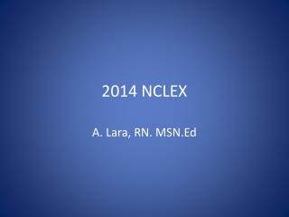 2014 NCLEX