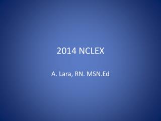 2014 NCLEX