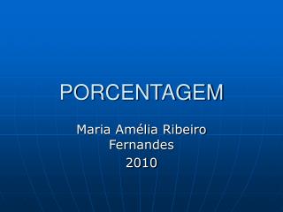 PORCENTAGEM