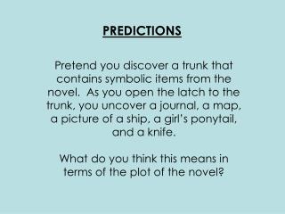 PREDICTIONS