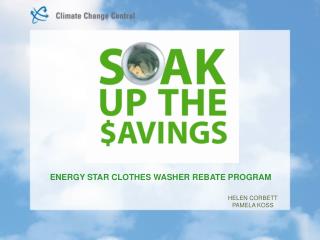 ENERGY STAR CLOTHES WASHER REBATE PROGRAM