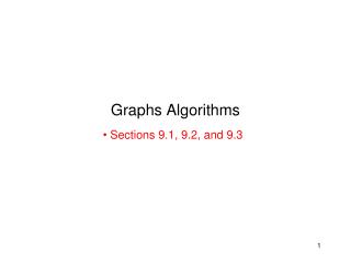 Graphs Algorithms