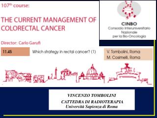 VINCENZO TOMBOLINI CATTEDRA DI RADIOTERAPIA Università Sapienza di Roma