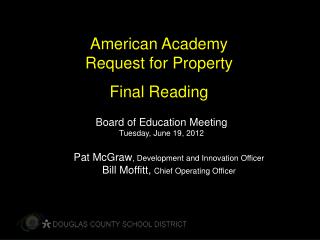 American Academy Request for Property Final Reading