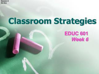 Classroom Strategies