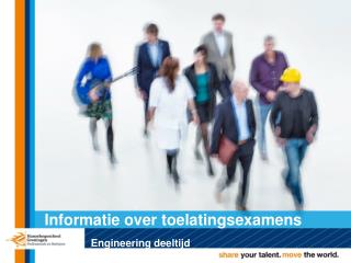 Informatie over toelatingsexamens