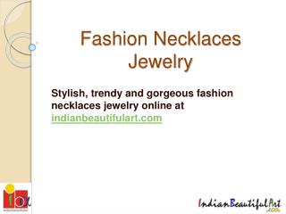 Fashion Necklaces Jewelry