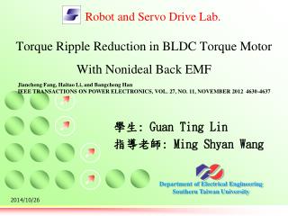 Torque Ripple Reduction in BLDC Torque Motor With Nonideal Back EMF