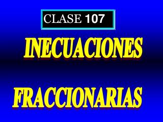 CLASE 107