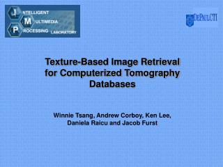 Texture-Based Image Retrieval for Computerized Tomography Databases