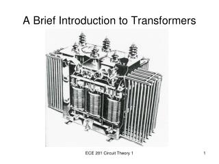 A Brief Introduction to Transformers
