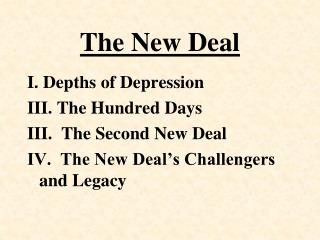 The New Deal