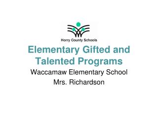 Elementary Gifted and Talented Programs