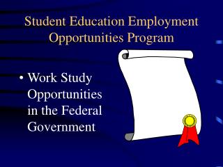 Student Education Employment Opportunities Program