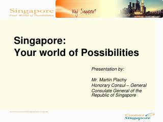 Singapore: Your world of Possibilities