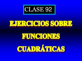 CLASE 92