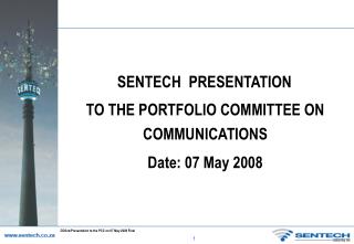 SENTECH PRESENTATION